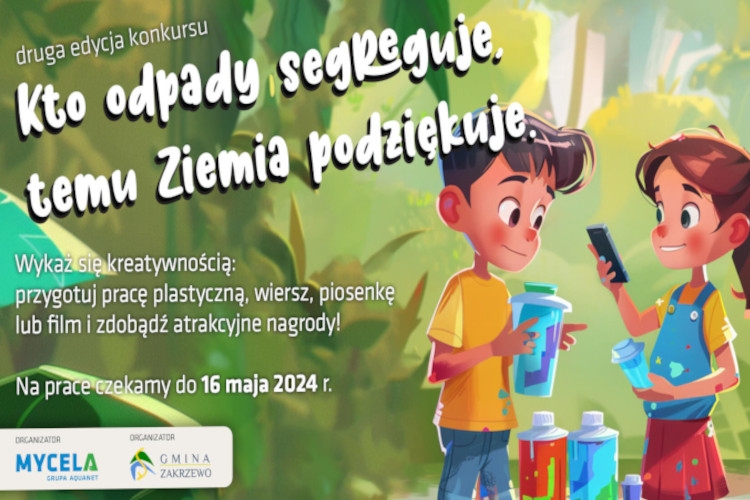 Miniatura "Kto odpady segreguje, temu Ziemia podziękuje" - II edycja konkursu ekologicznego 