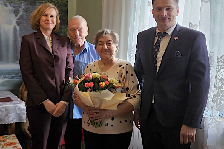 Miniatura Diamentowe Gody Państwa Olszewskich