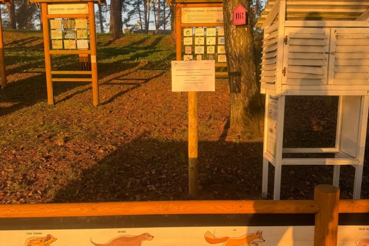 Miniatura Zakończono projekt pn. „Doposażenie ścieżki dydaktycznej na promenadzie w Zakrzewie"